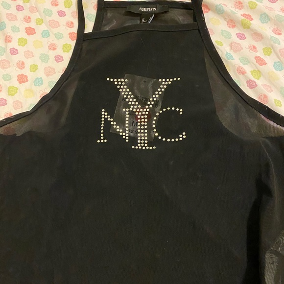 NYC 90s mesh top - Picture 1 of 2